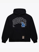 Black Los Angeles Dodgers Logo Over Pullover Hoodie